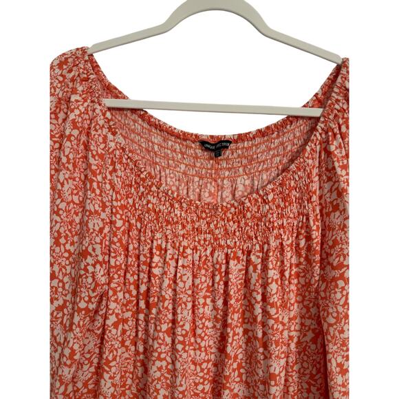 Unique Spectrum Women’s Boho Floral Fairy Asymmetric 3/4 Sleeve Blouse Size 2X - Picture 3 of 11